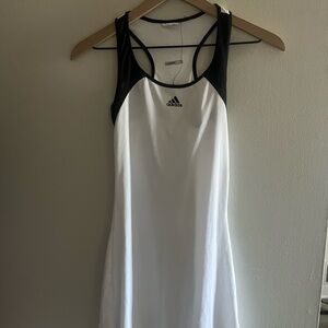 Adidas White and Black Athletic Dress